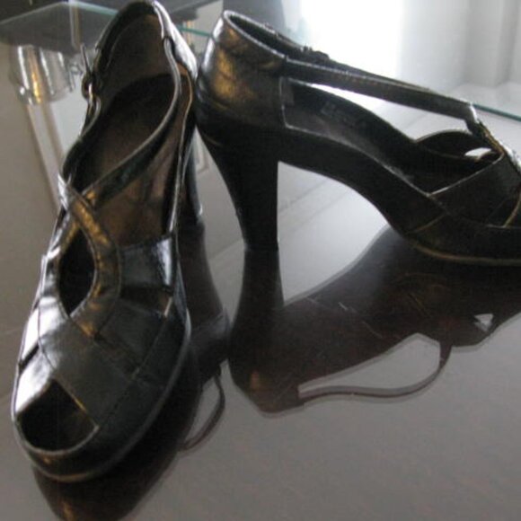 Aerosole peep toe shoes size 9.5 - Picture 2 of 4
